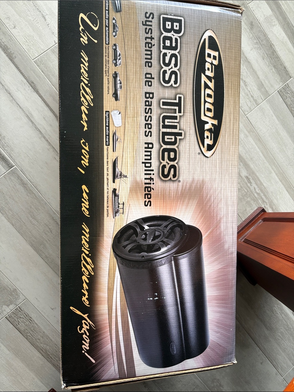 Bass Tubes Black Bass Tube Subwoofer